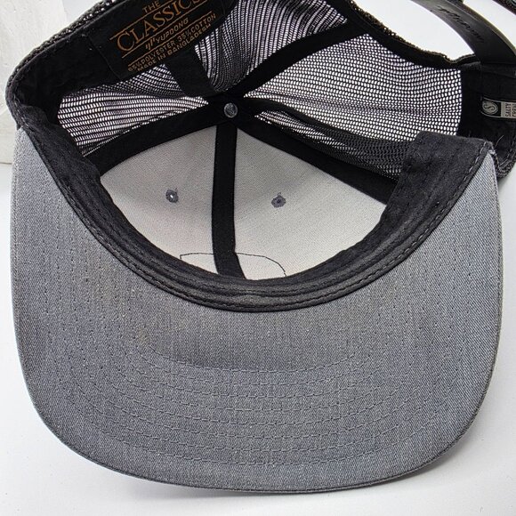 Salty Crew Bottom Dweller Retro Mens Gray Trucker Hat Fishing Outdoors Casual - Picture 10 of 10